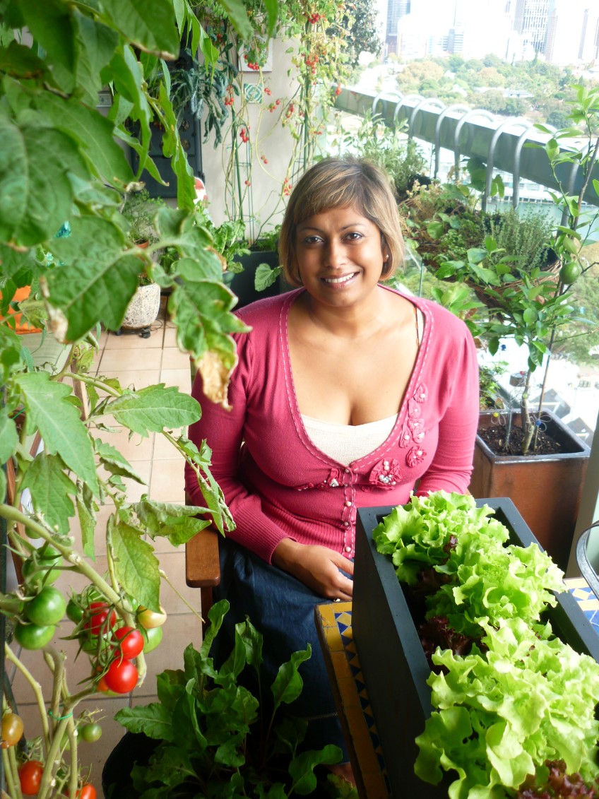 Meet: Indira Naidoo, passionate balcony gardener